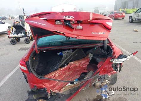 2017 Hyundai Sonata Sport 2.0T from USA, damaged, VIN 5NPE34AB6HH497803